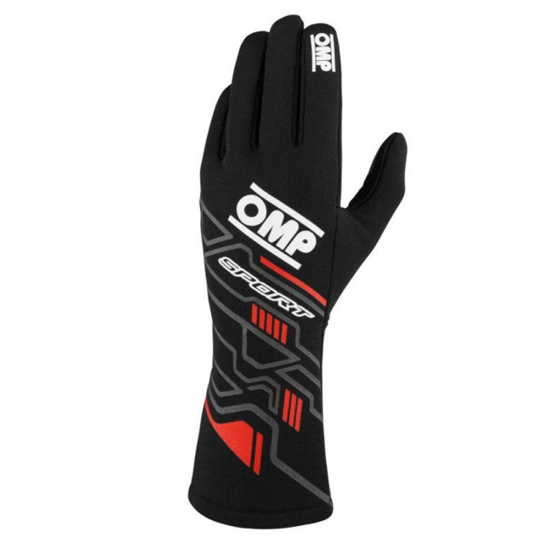 GUANTES OMP SPORT FIA 8856-2018 MY2025 NEGRO / RED TALLA L - OMP original APEXCORSE imagen 2