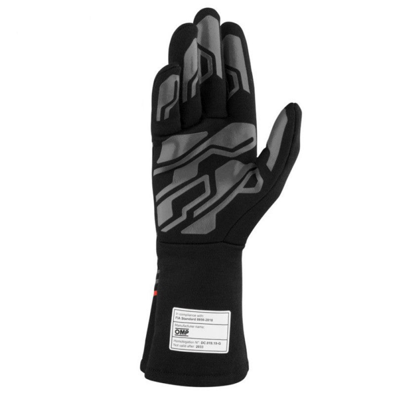 GUANTES OMP SPORT FIA 8856-2018 MY2025 NEGRO / RED TALLA XL - OMP original APEXCORSE imagen 3