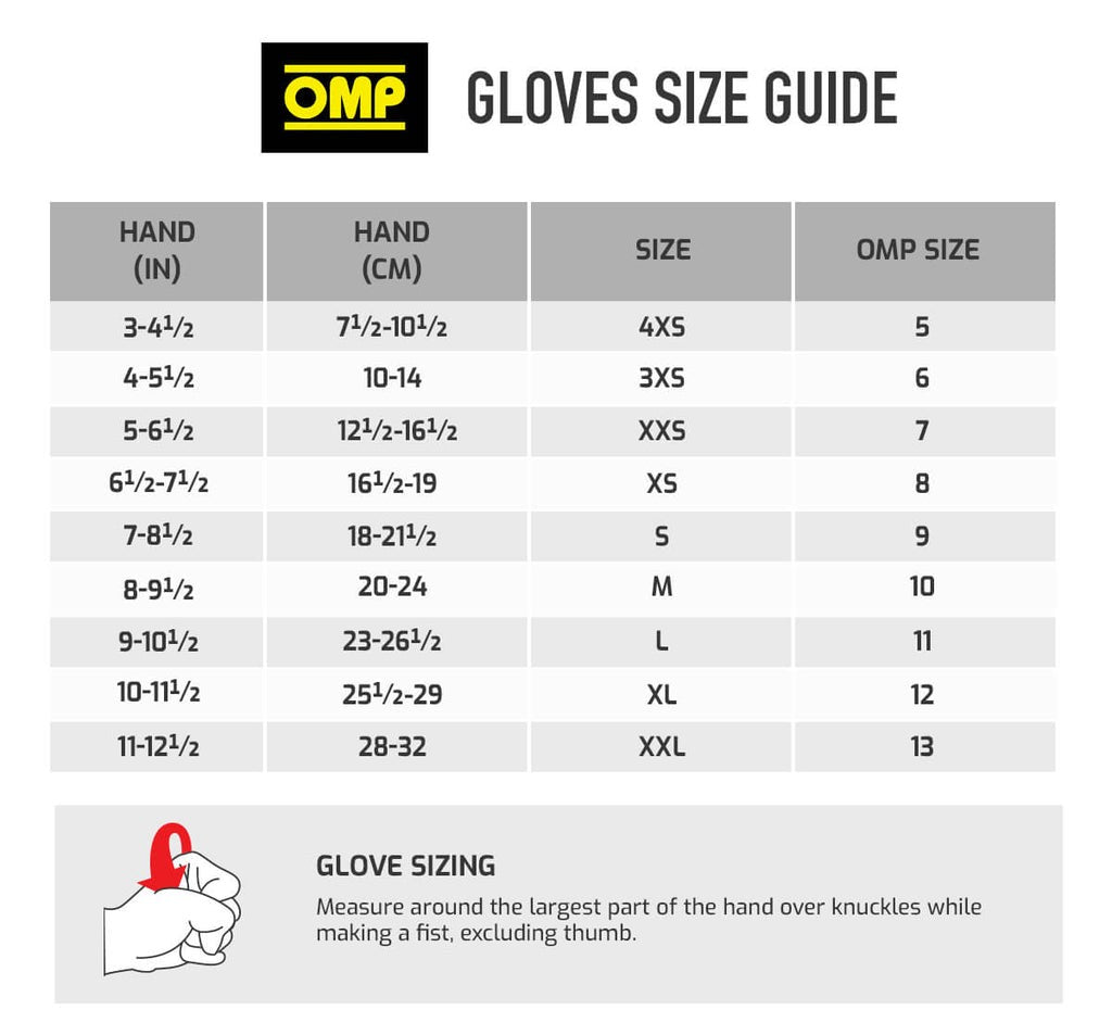 GUANTES OMP DIJON FIA 8856-2018 MY2025 NEGRO TALLA XL - OMP original APEXCORSE imagen 3
