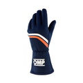GUANTES OMP DIJON FIA 8856-2018 MY2025 NAVY AZUL / FLUO NARANJA TALLA M - OMP original APEXCORSE imagen 1