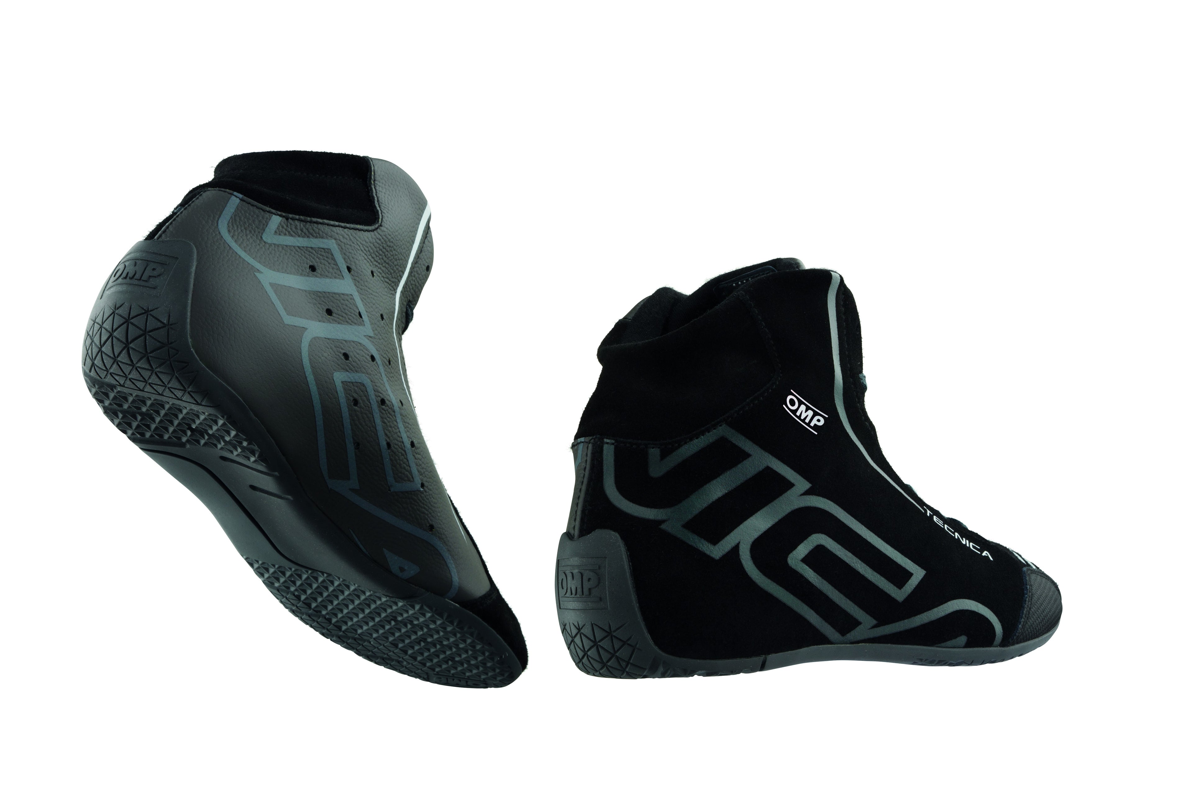 ZAPATILLAS OMP TECNICA MY2025 FIA 8856-2018 NEGRO / ANTRACITA TALLA 47 - OMP original APEXCORSE imagen 2