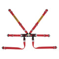 Sparco Arnes Sabelt 6 Puntos Formula Acero Fia8853-2016 2" Pull Up Rojo - Sparco original | APEXCORSE
