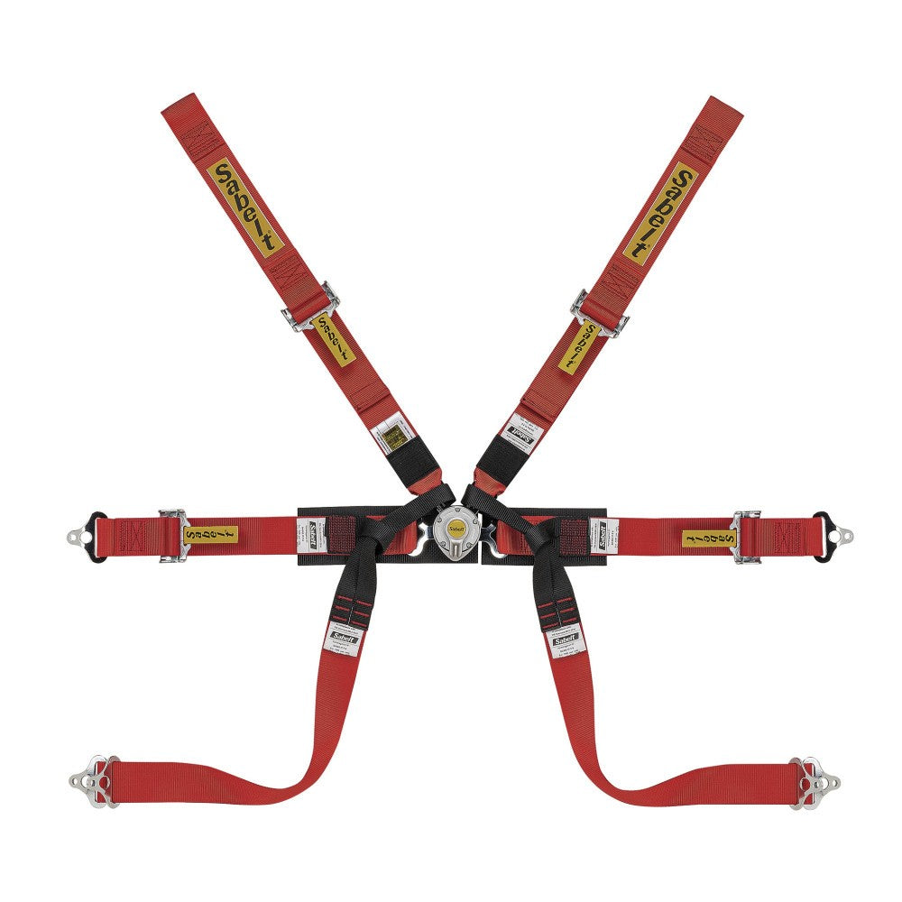 Sparco Arnes Sabelt 6 Puntos Formula Mid Fia8853-2016 2" Pull Up Rojo - Sparco original | APEXCORSE