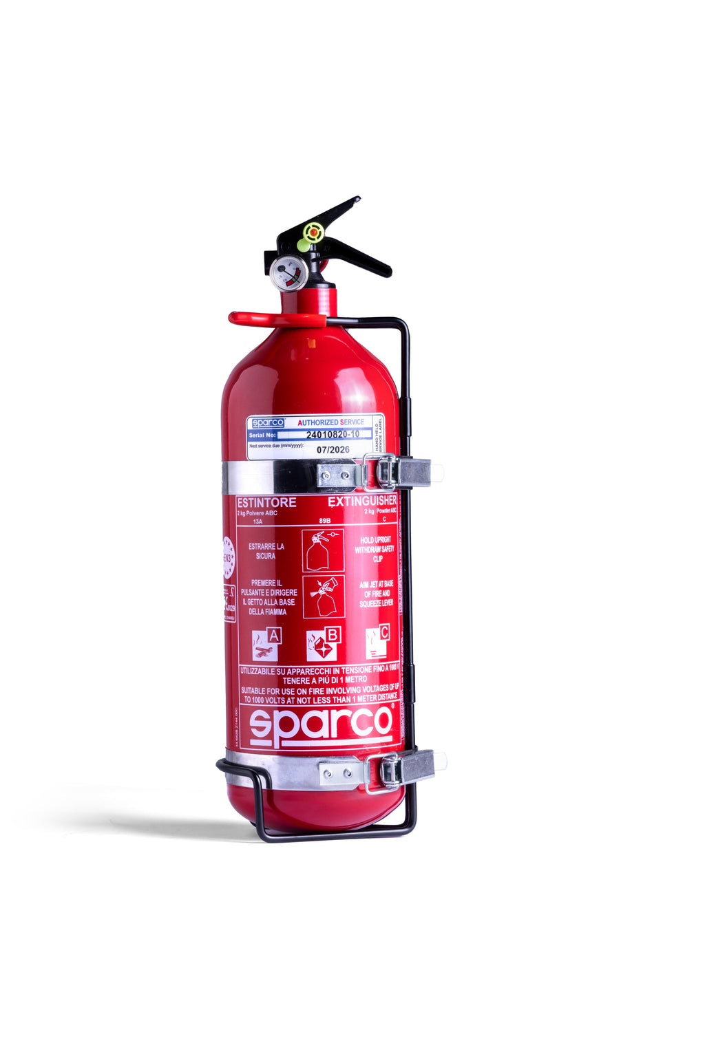 Extintor Manual Sparco De 2Kg. En Acero - Sparco original | APEXCORSE