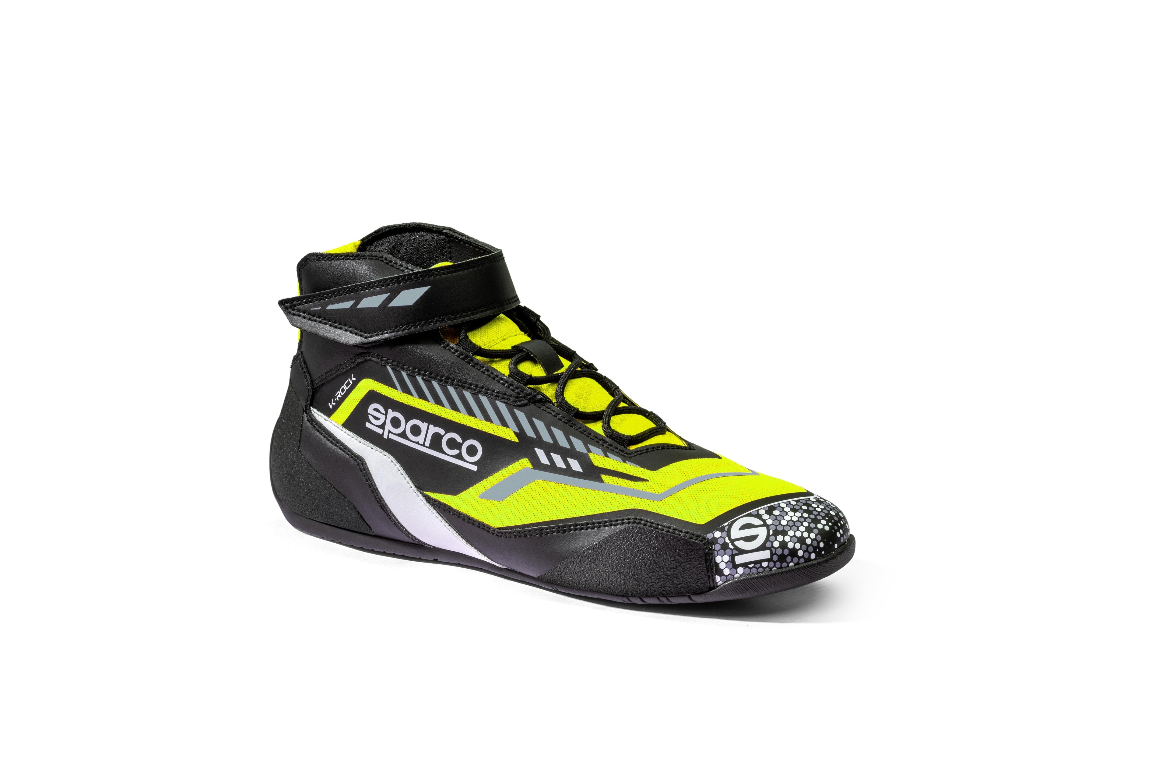 Zapatillas Sparco K-Rock 2025 Negro/Amarillo Talla 37 - Sparco original | APEXCORSE
