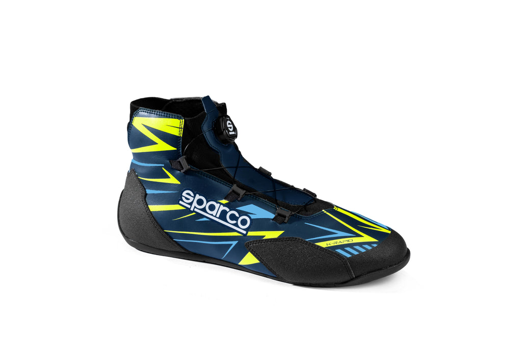 Zapatillas Sparco K-Rapid 2025 Azul/Amarilla Talla 46 - Sparco | APEXCORSE imagen 4