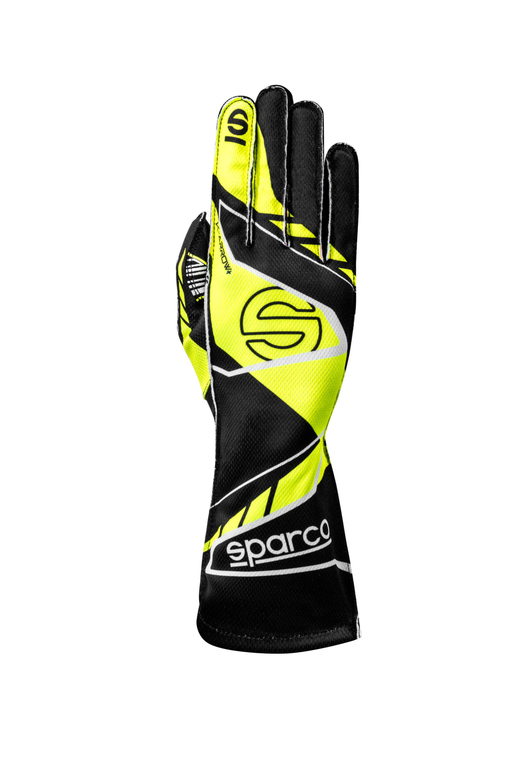 Guantes Sparco K-Arrow+ 2025 Negro/Amarillo Talla 12 - Sparco original | APEXCORSE