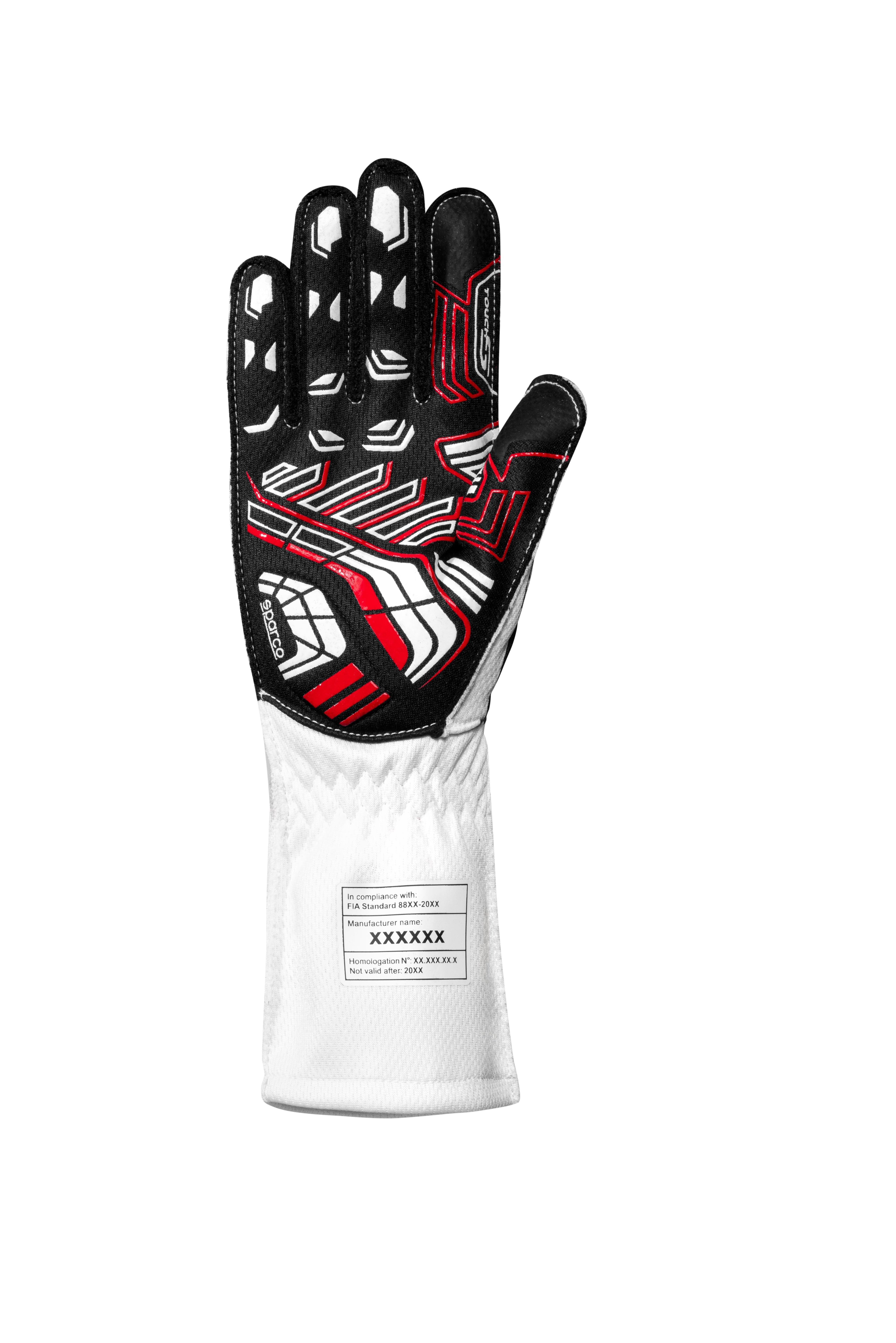 Guantes Sparco K-Arrow+ 2025 Blanco/Negro Talla 10 - Sparco | APEXCORSE imagen 2