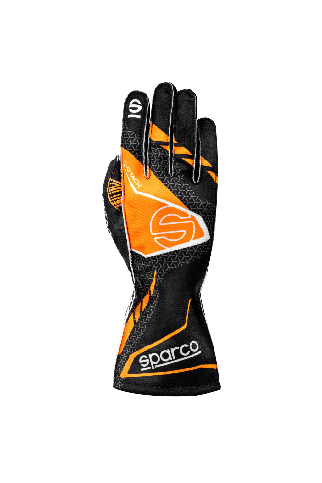 Guantes Sparco K-Attack 2025 Negro/Naranja Talla 9 - Sparco | APEXCORSE imagen 3