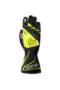 Guantes Sparco K-Attack 2025 Negro/Amarillo Talla 7 - Sparco original | APEXCORSE