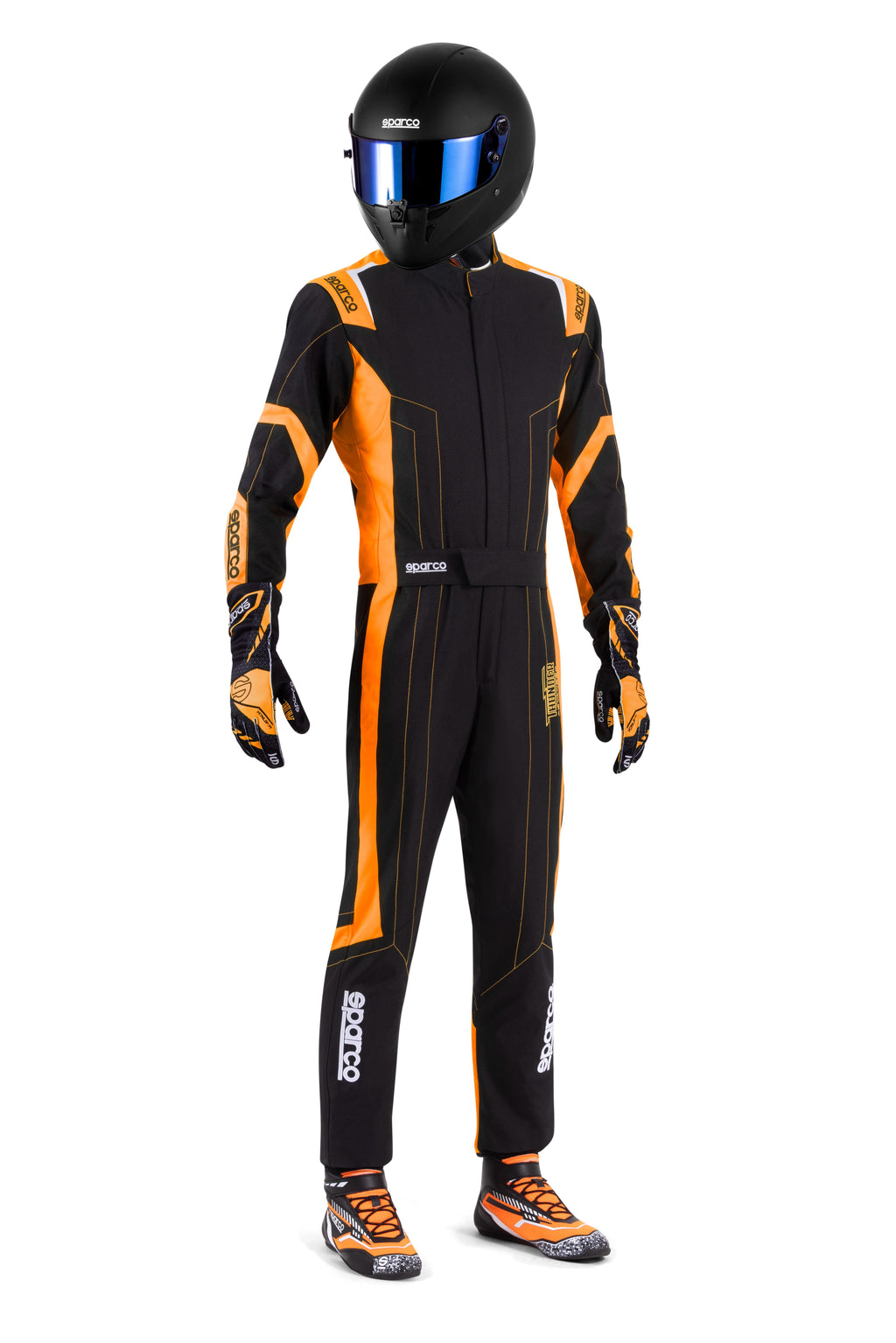 Traje Karting Sparco K48 Thunder Negro/Naranja Talla 120 - Sparco | APEXCORSE imagen 4