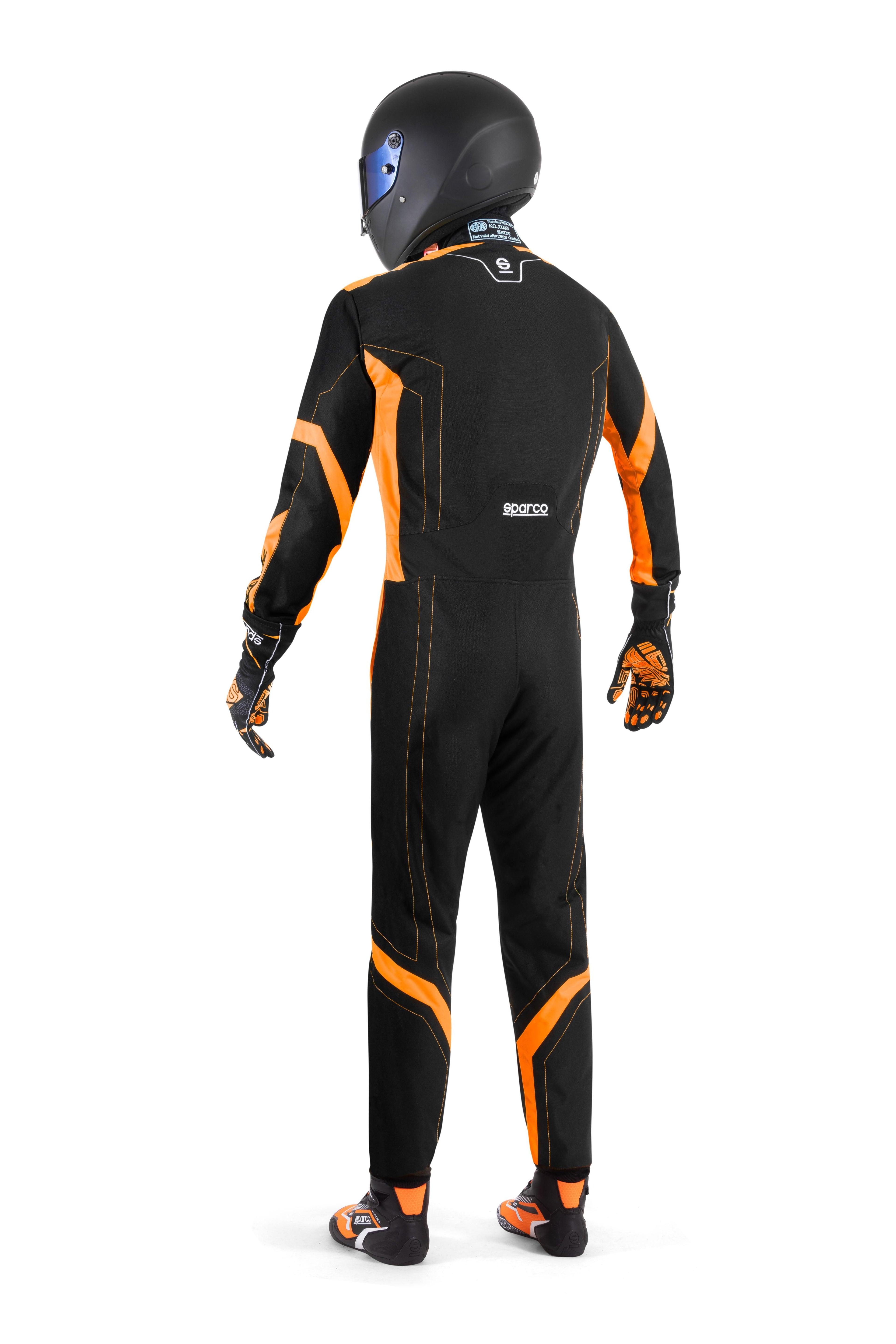 Traje Karting Sparco K48 Thunder Negro/Naranja Talla 120 - Sparco | APEXCORSE imagen 5