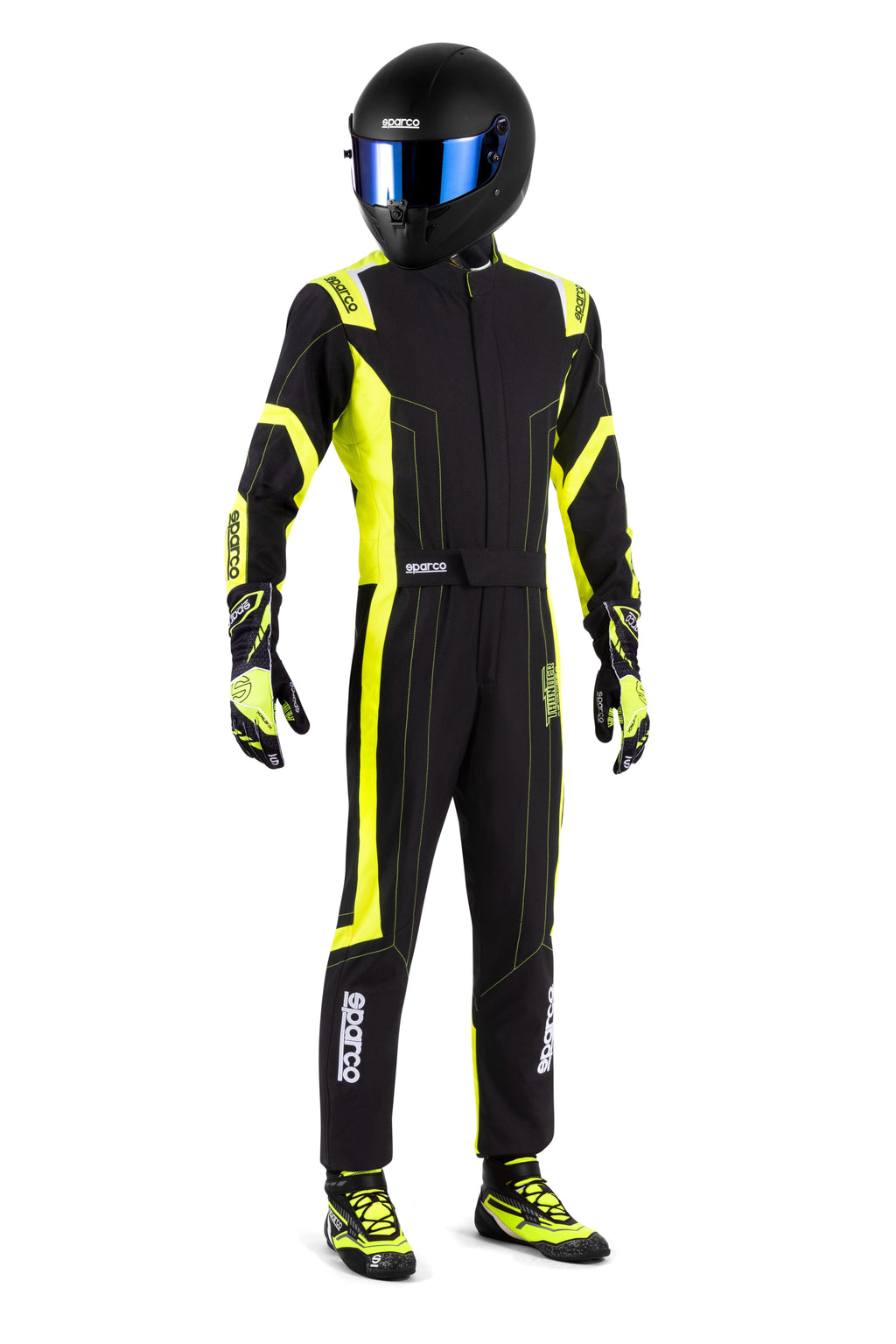 Traje Karting Sparco K48 Thunder Negro/Amarillo Talla 130 - Sparco | APEXCORSE imagen 4