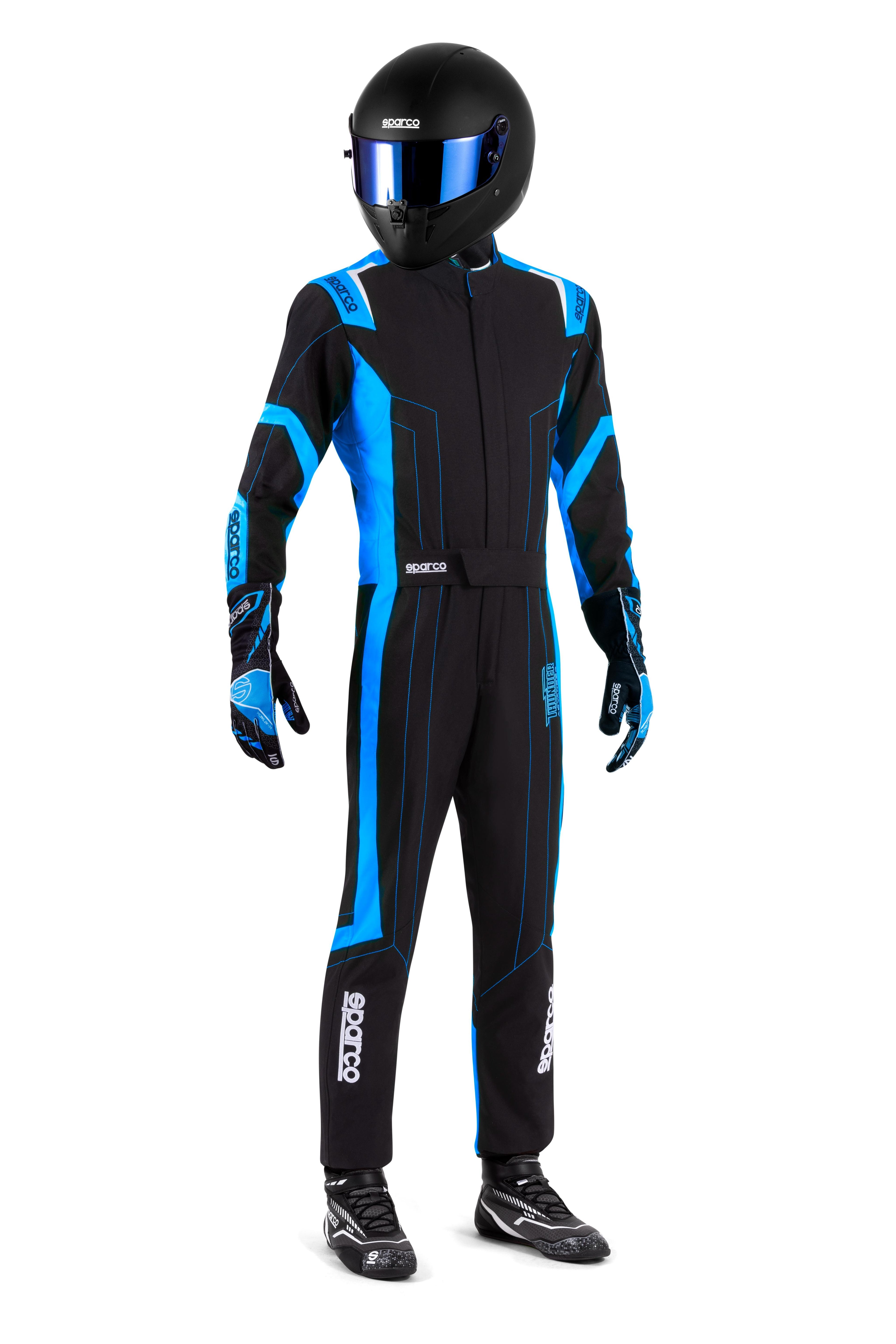 Traje Karting Sparco K48 Thunder Negro/Azul Talla Xs - Sparco | APEXCORSE imagen 4
