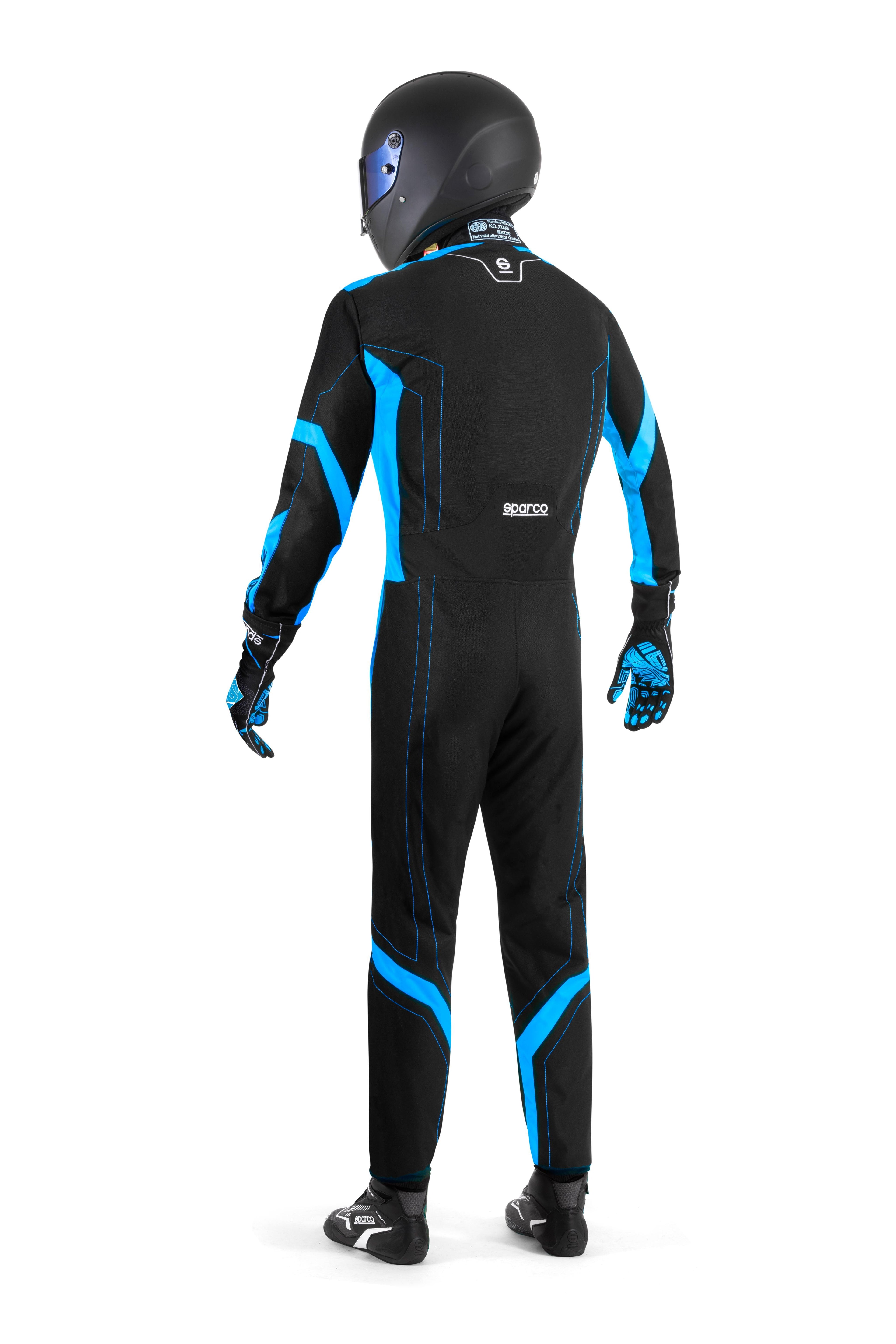 Traje Karting Sparco K48 Thunder Negro/Azul Talla 120 - Sparco | APEXCORSE imagen 5