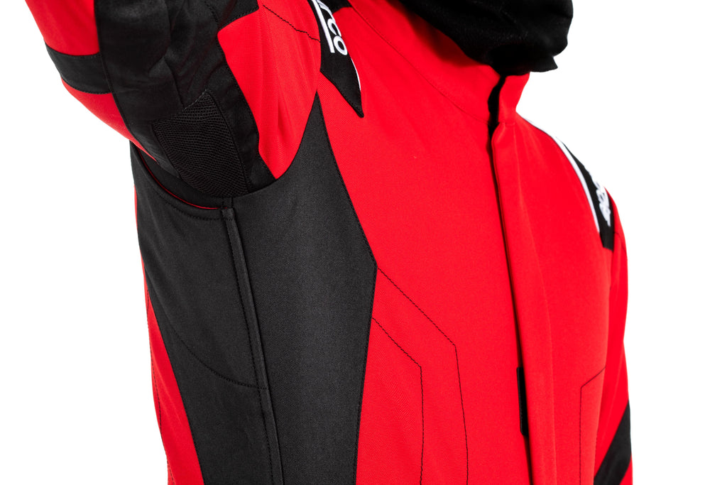 Traje Karting Sparco K48 Thunder Rojo/Negro Talla 130 - Sparco | APEXCORSE imagen 3