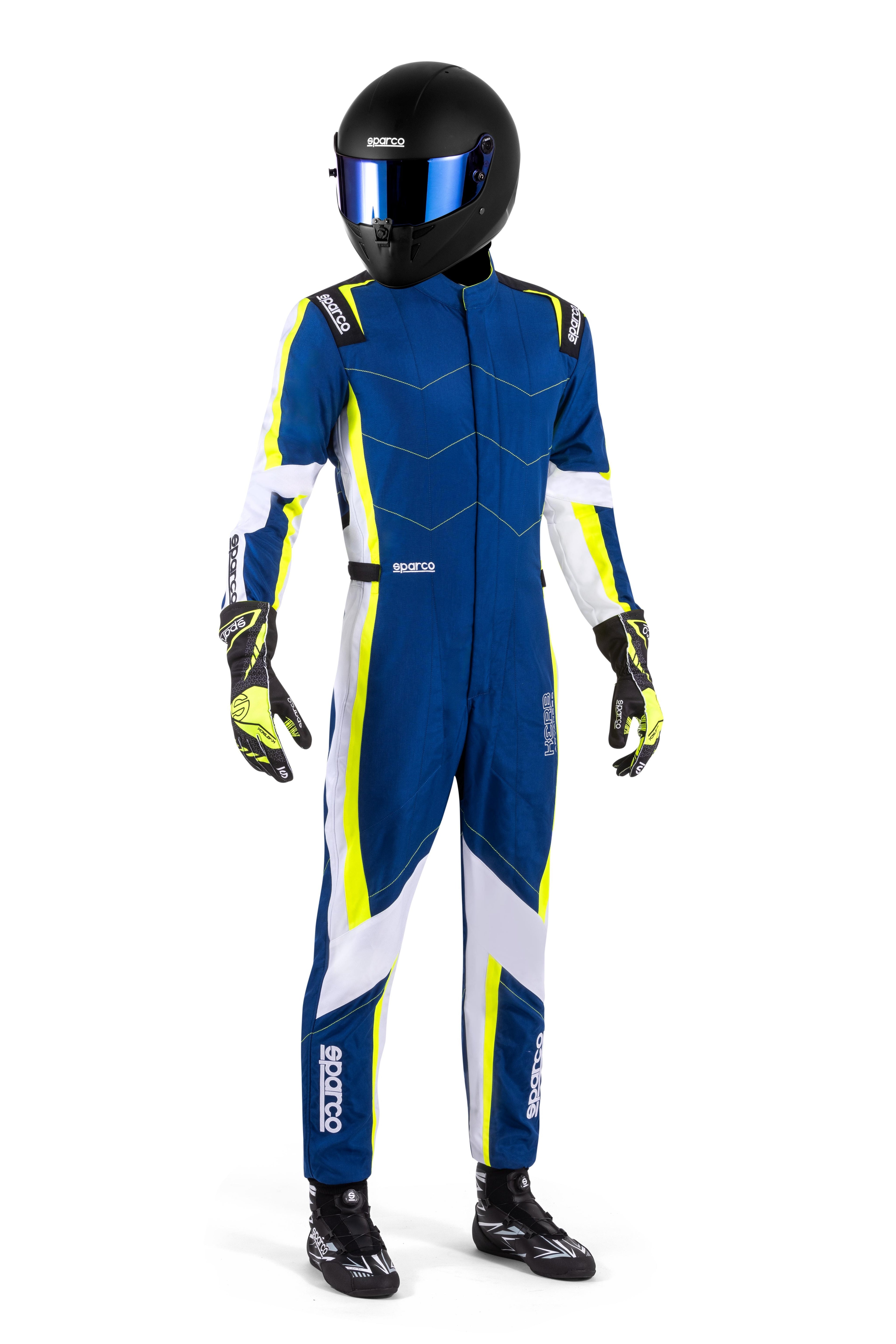 Traje Karting Sparco K48 Kerb Azul/Amarillo Talla M - Sparco original | APEXCORSE