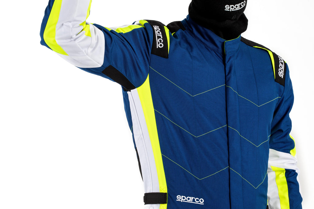 Traje Karting Sparco K48 Kerb Azul/Amarillo Talla S - Sparco | APEXCORSE imagen 3