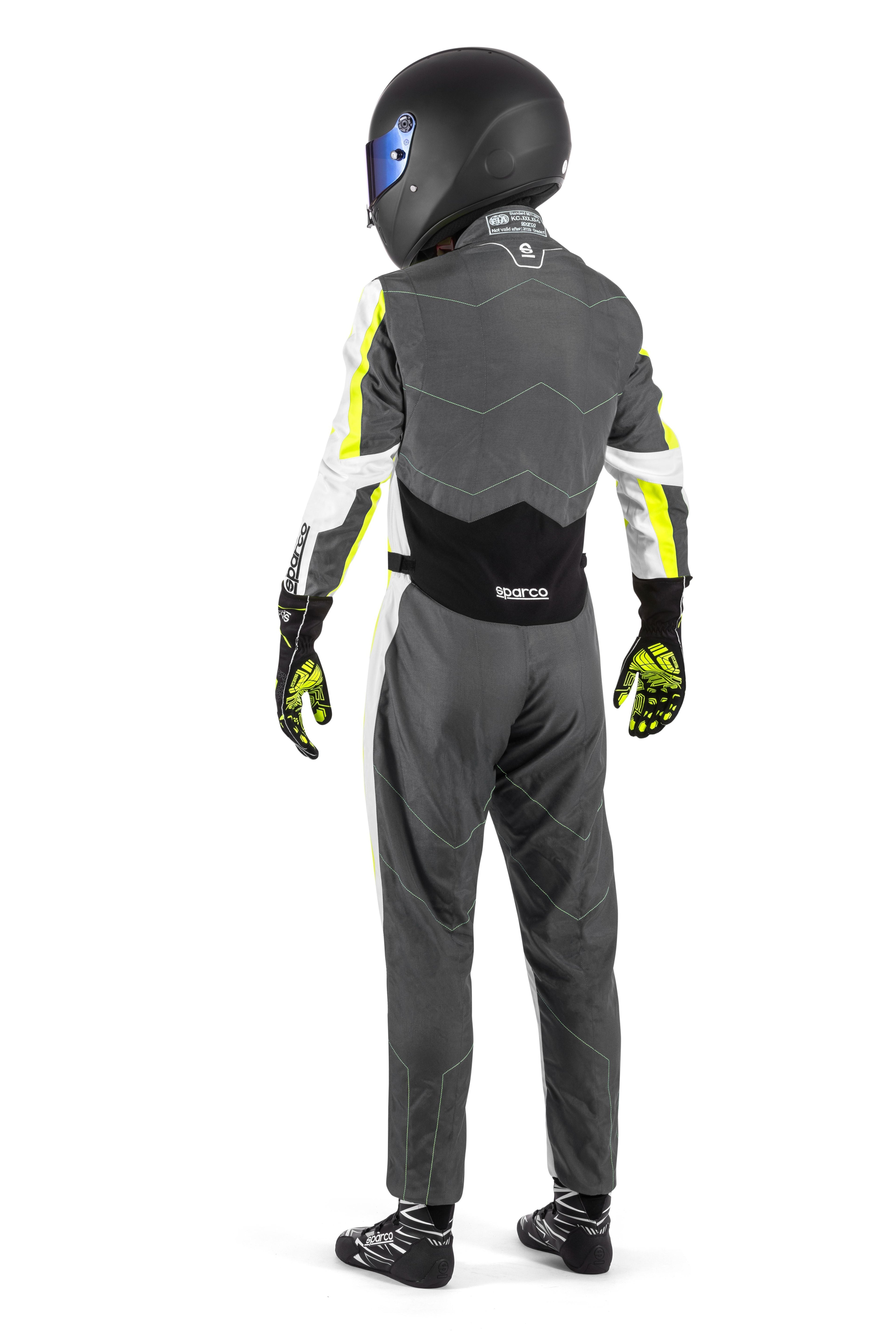 Traje Karting Sparco K48 Kerb Gris/Amarillo Talla Xs - Sparco | APEXCORSE imagen 2
