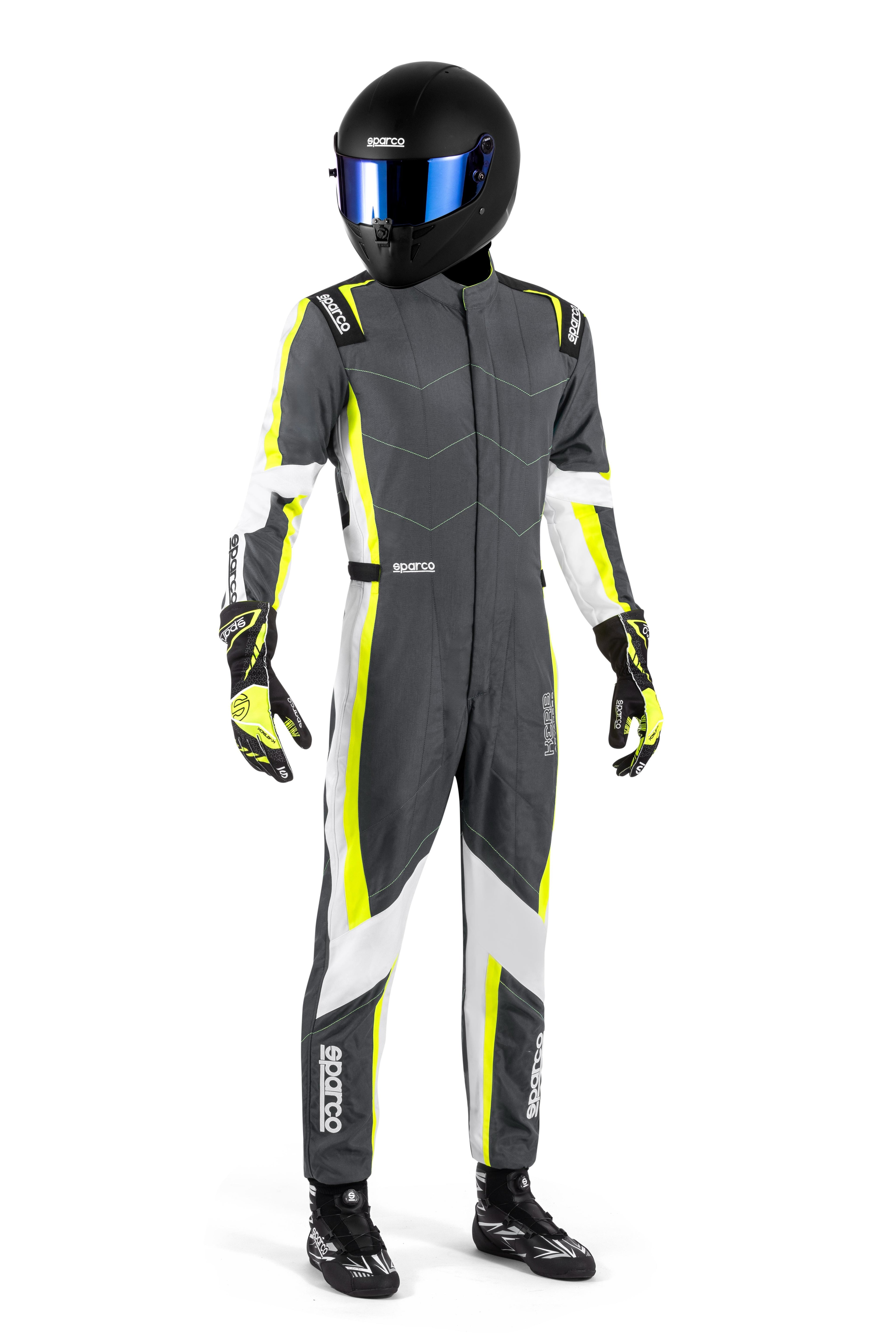 Traje Karting Sparco K48 Kerb Gris/Amarillo Talla 130 - Sparco original | APEXCORSE