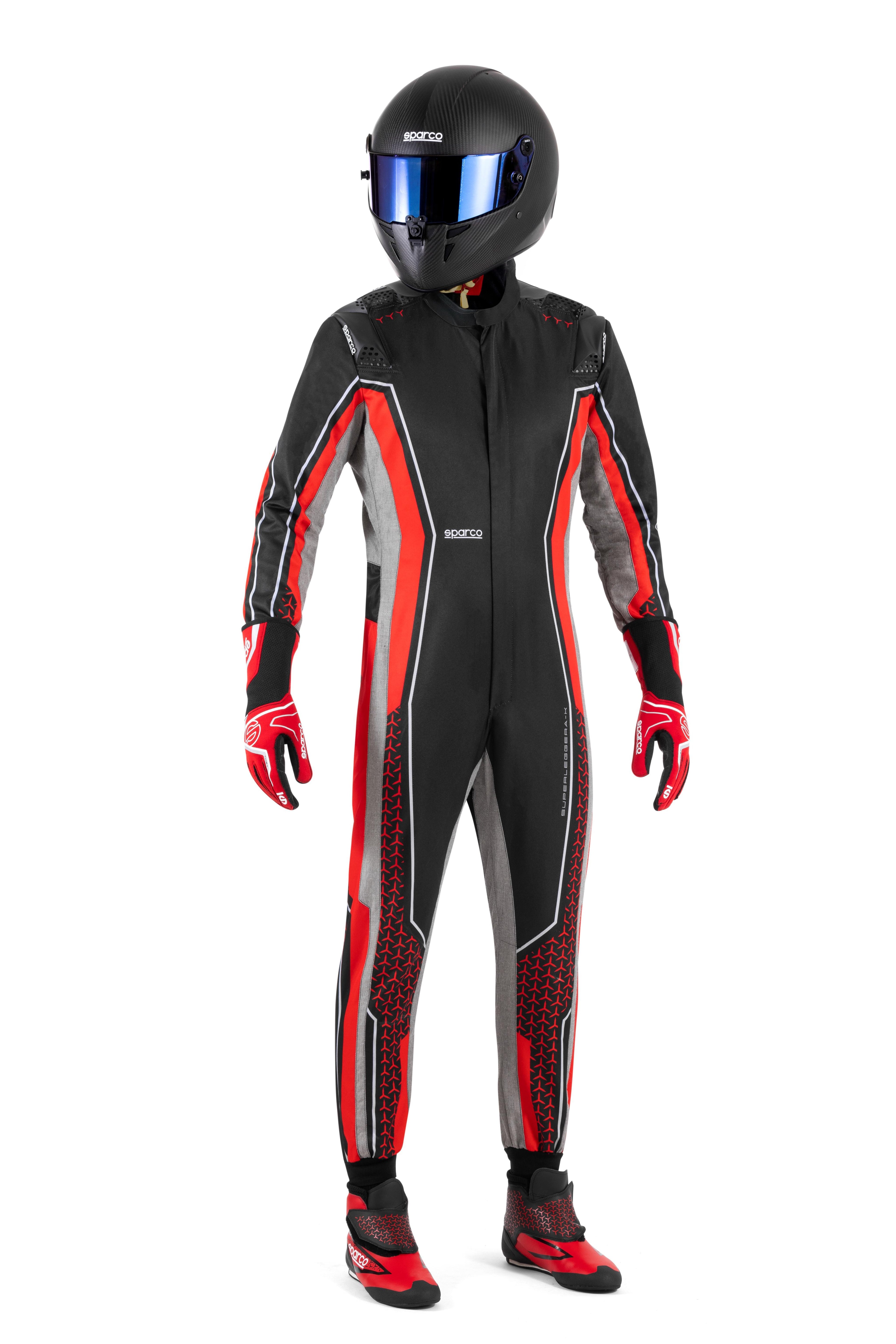 Traje Karting Sparcok50 Superleggera-K Negro/Rojo Talla 52 - Sparco original | APEXCORSE