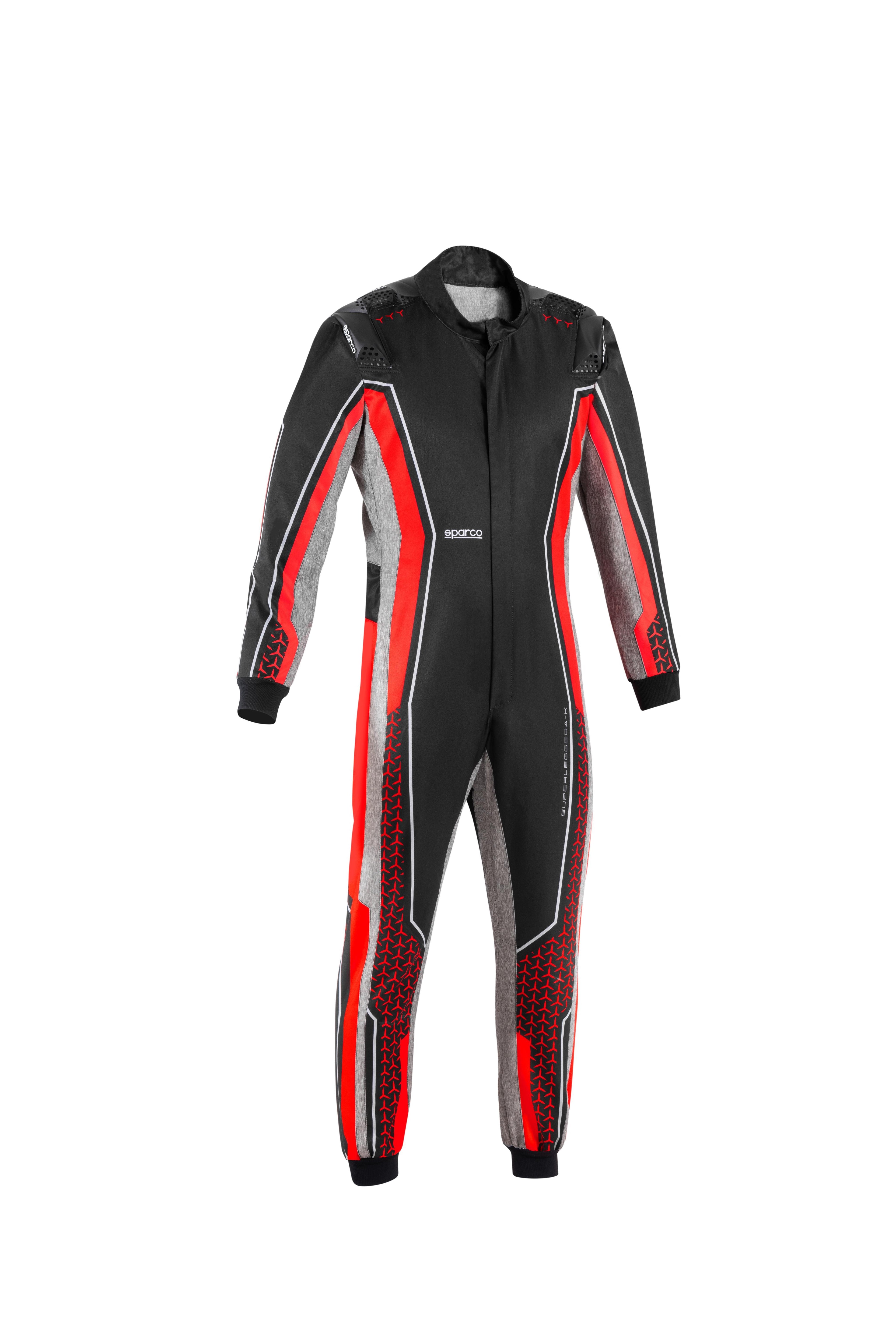 Traje Karting Sparcok50 Superleggera-K Negro/Rojo Talla 150 - Sparco | APEXCORSE imagen 4