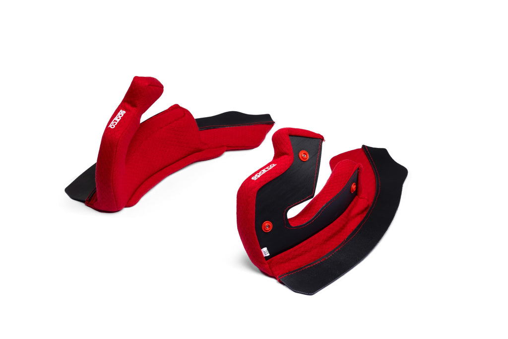 Almohadillas Mejillas Casco Sparco Stealth Rojas Talla Xl - Sparco | APEXCORSE imagen 2