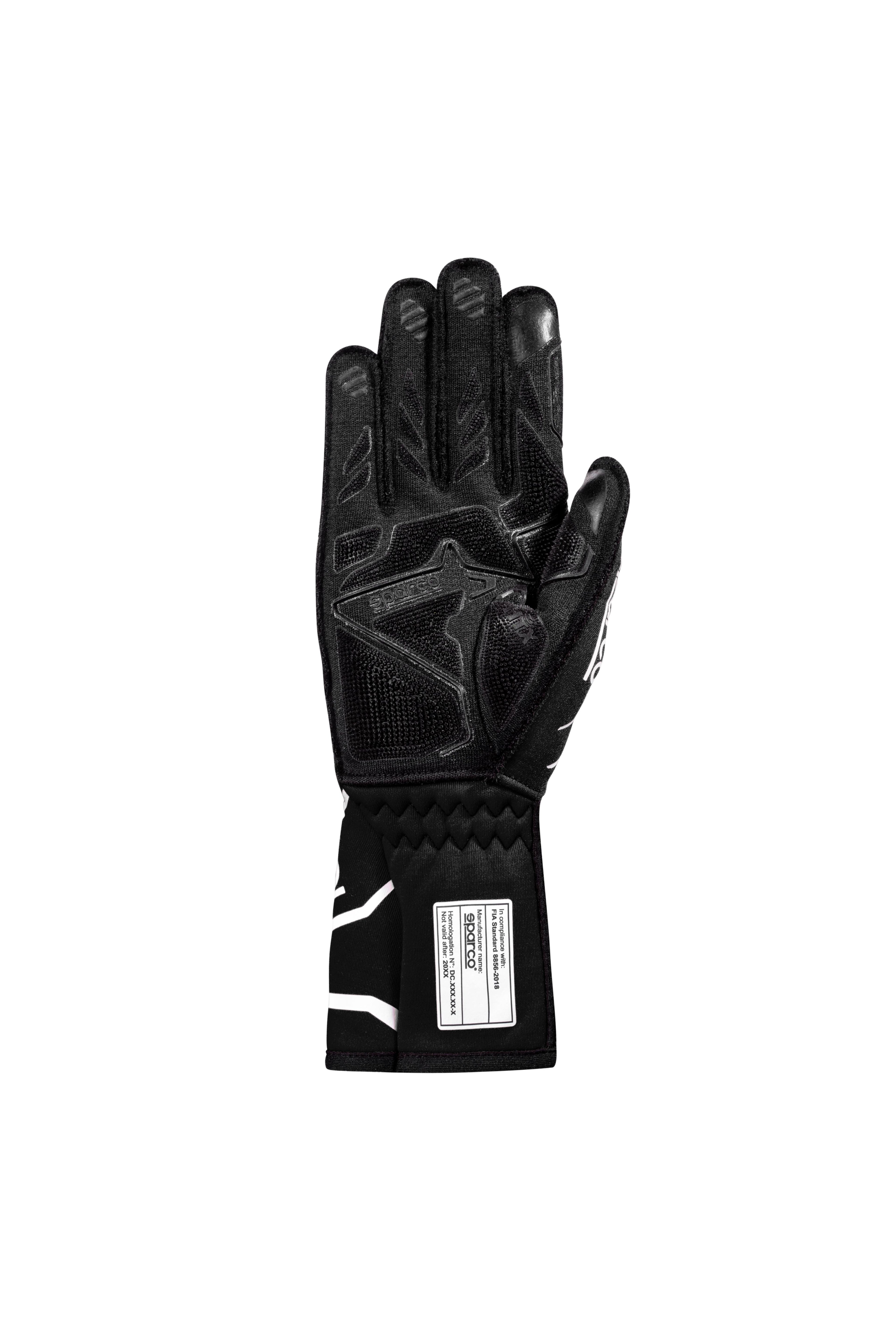 Guantes Sparco Tide+ 2025 Negros/Blancos Talla 8 - Sparco | APEXCORSE imagen 4