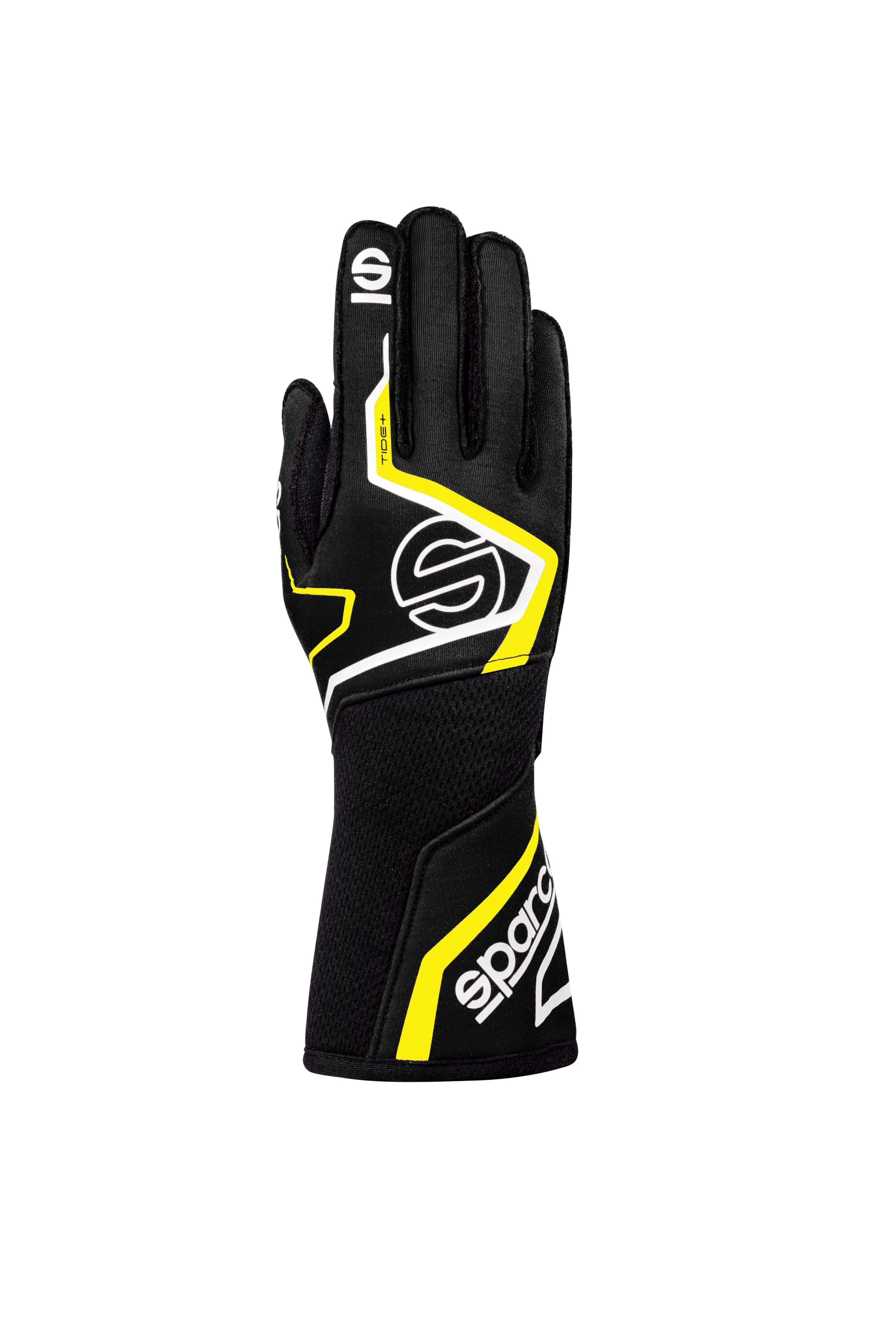 Guantes Sparco Tide+ 2025 Negros/Amarillos Talla 11 - Sparco | APEXCORSE imagen 3