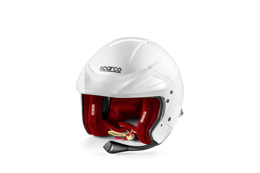 Casco Sparco Flux Rj-I 8859-24 Blanco Interior Rojo Talla L - Sparco original | APEXCORSE