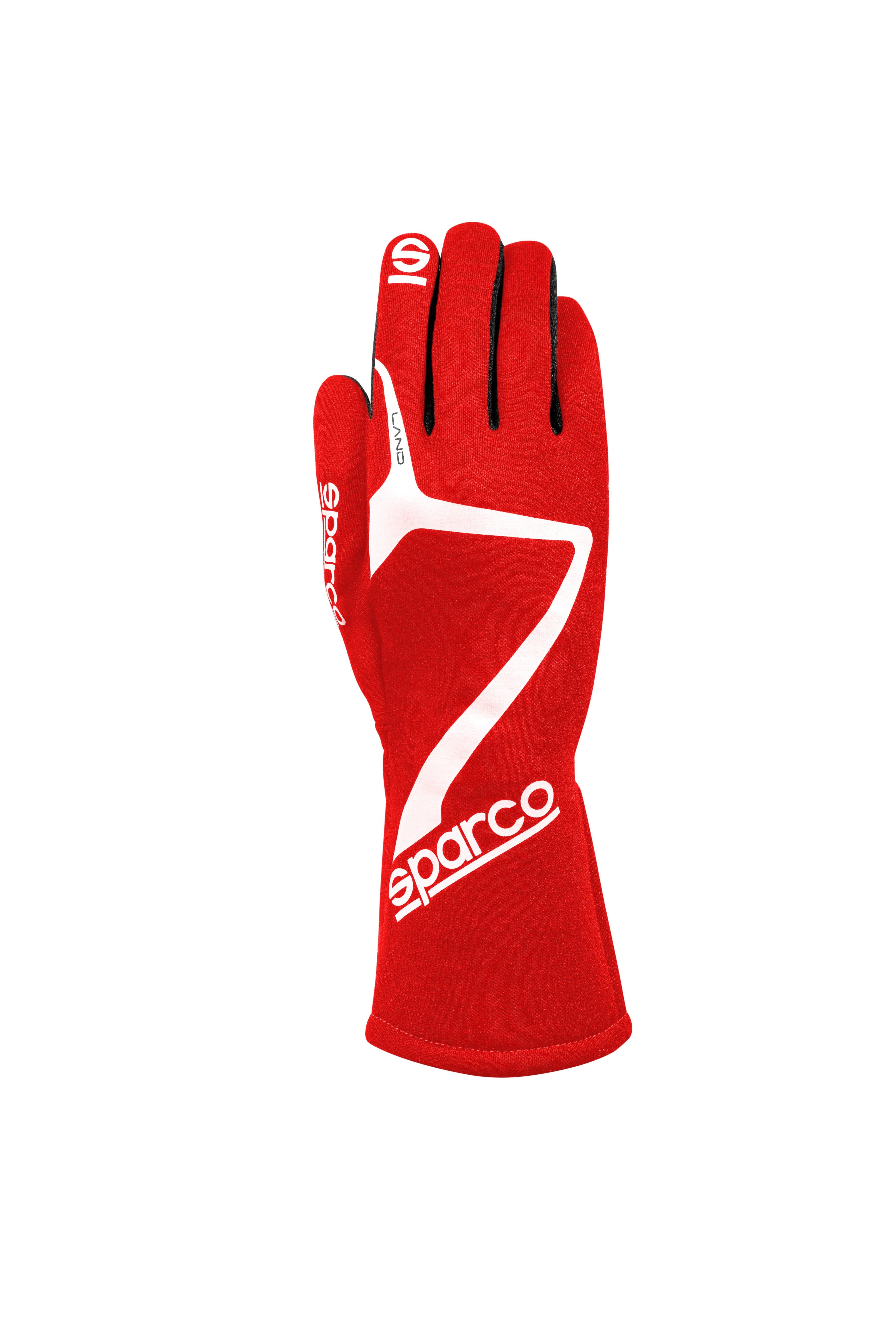Guantes Sparco Land Rojos 2025 Talla 08 - Sparco original | APEXCORSE