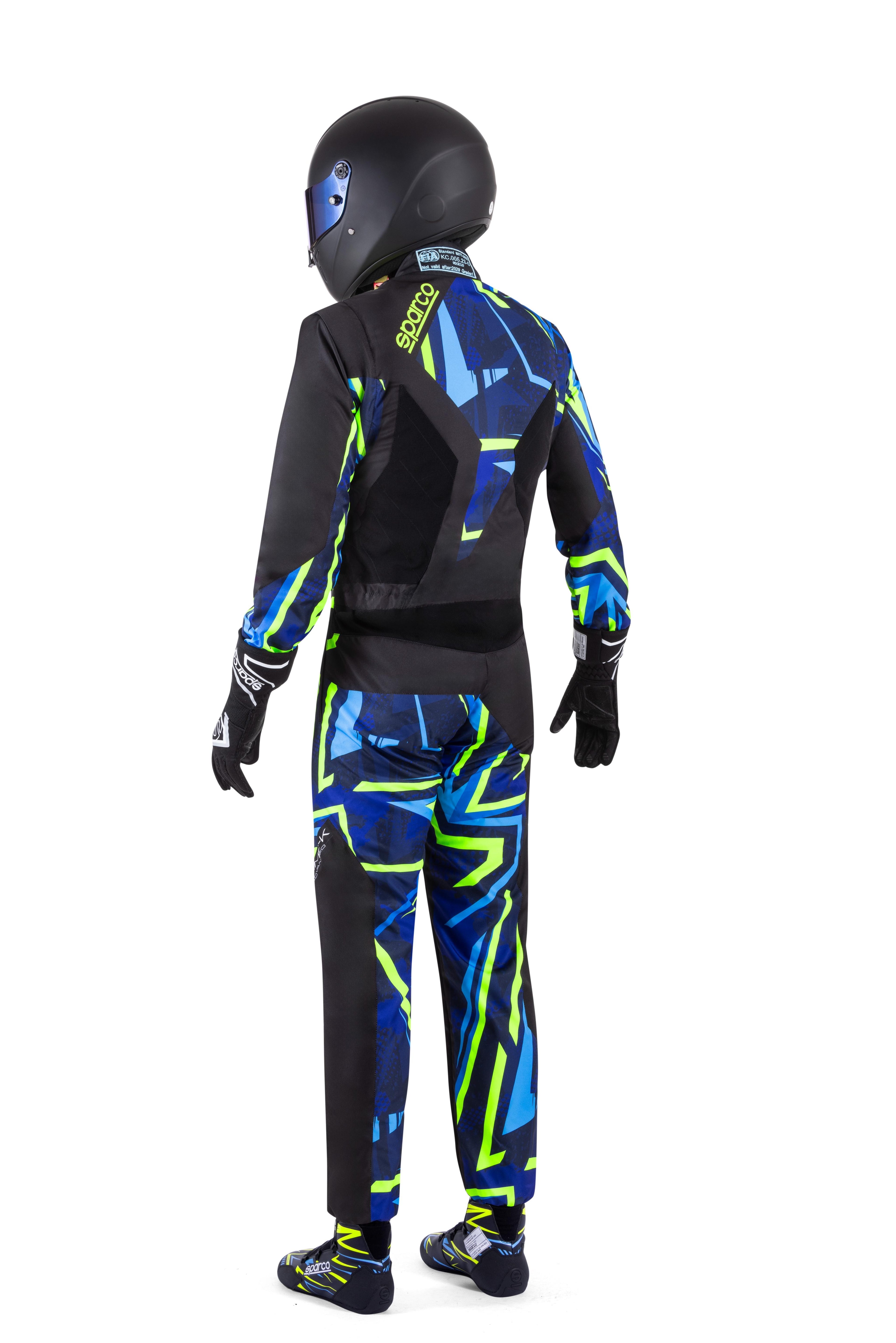Sparco Traje K46 Prime K Infinity Azul/Amarillo Talla 60 - Sparco | APEXCORSE imagen 2