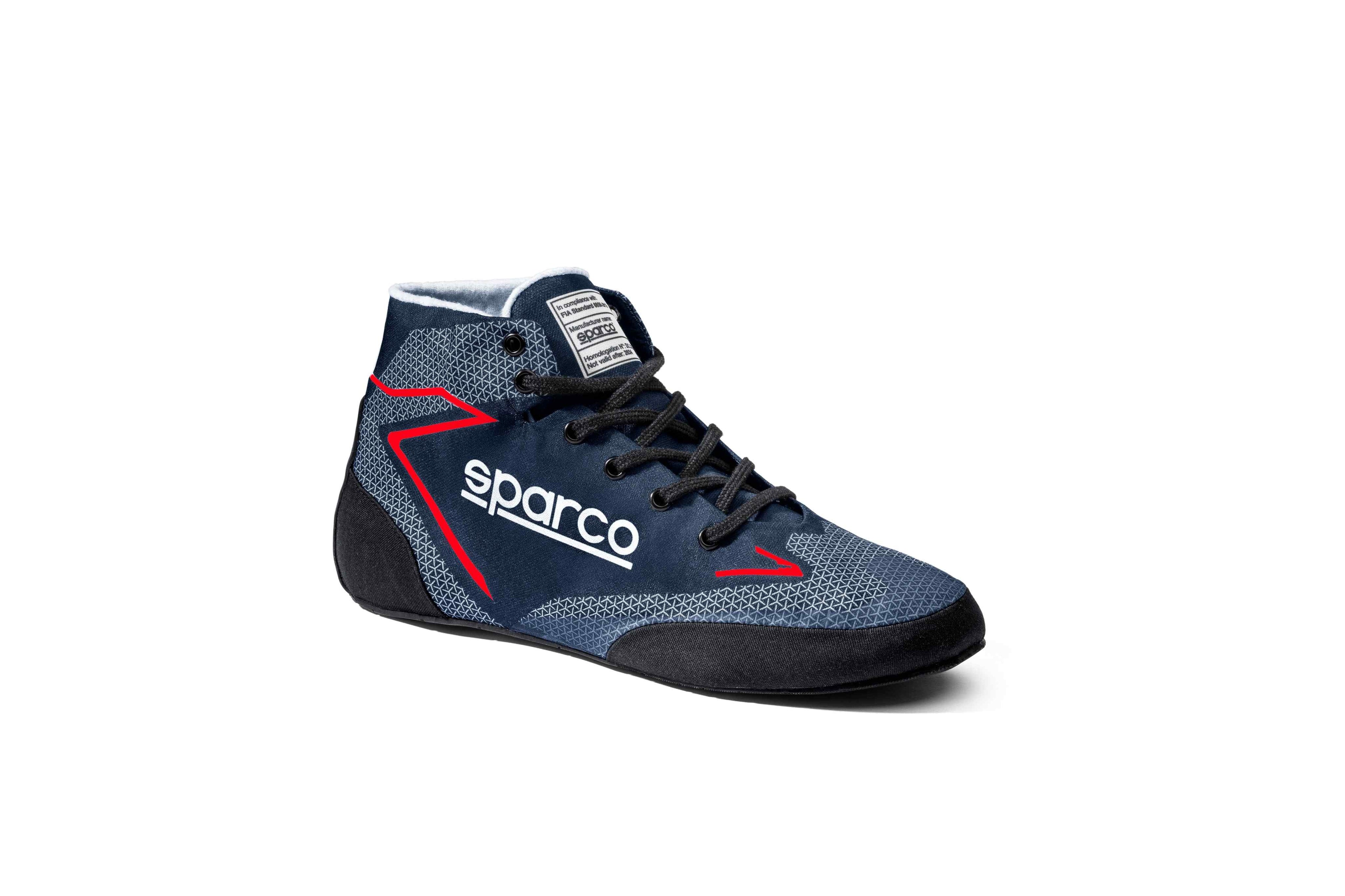 Zapatilla Sparco Xtreme FIA 8856-2018 Talla 38 Azul Marino/Rojo - Sparco | APEXCORSE imagen 3