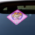 PEGATINA NIÑA A BORDO PATRULLA CANINA CS6 (STOCK
