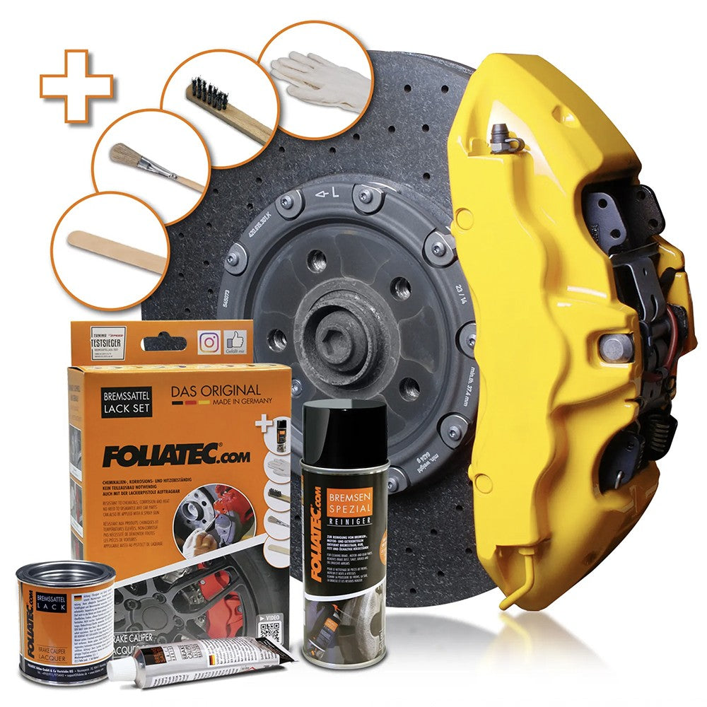 FOLIATEC Kit Pintura Para Pinzas De Freno Speed Amarillo 3 Componentes - FOLIATEC original APEXCORSE