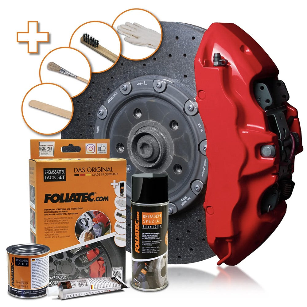 FOLIATEC Kit Pintura Para Pinzas De Freno Racing Rojo 3 Componentes - FOLIATEC original APEXCORSE