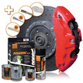 FOLIATEC Kit Pintura Para Pinzas De Freno Neón Rojo 4 Componentes - FOLIATEC original APEXCORSE