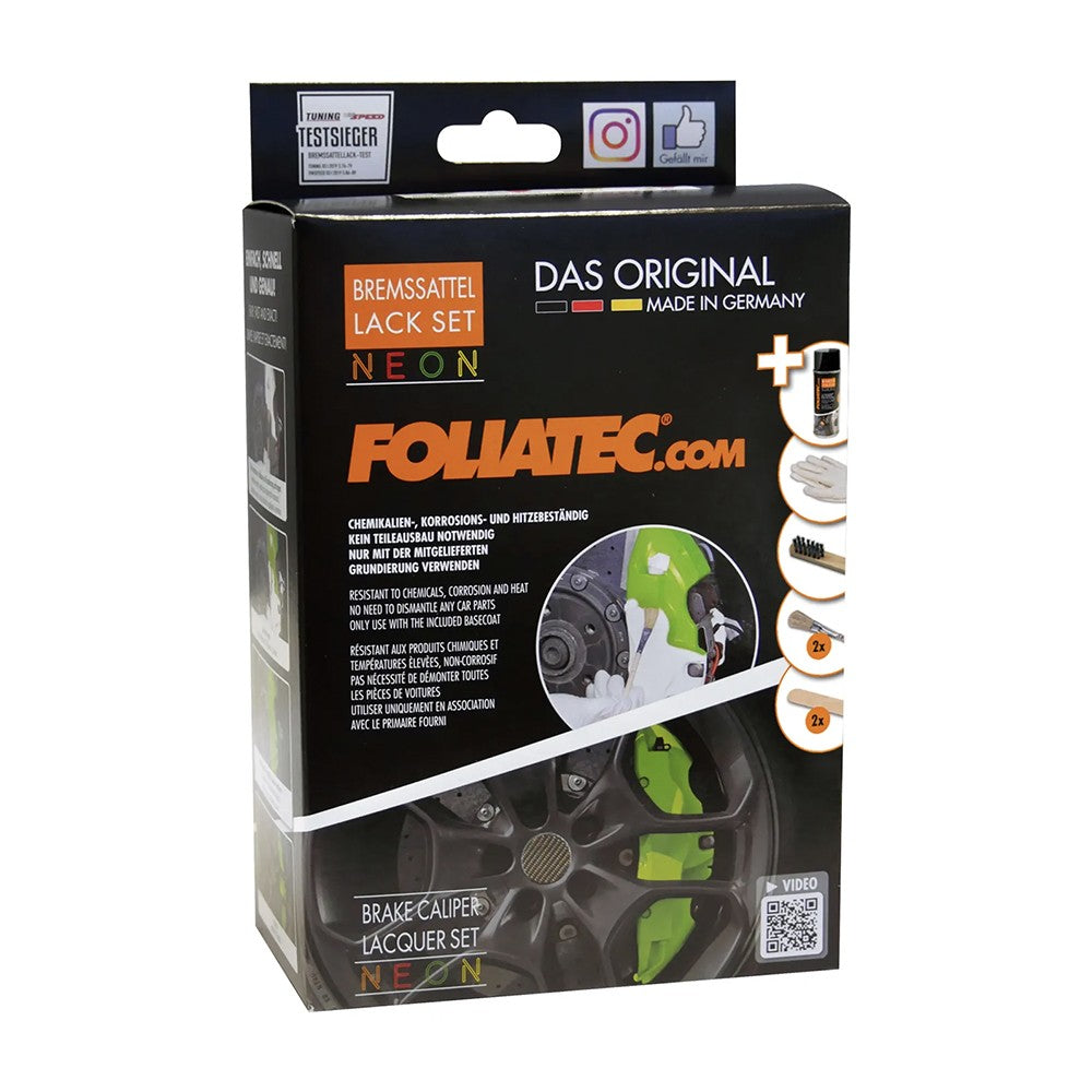 FOLIATEC Kit Pintura Para Pinzas De Freno Neón Rojo 4 Componentes - Imagen 5 FOLIATEC APEXCORSE