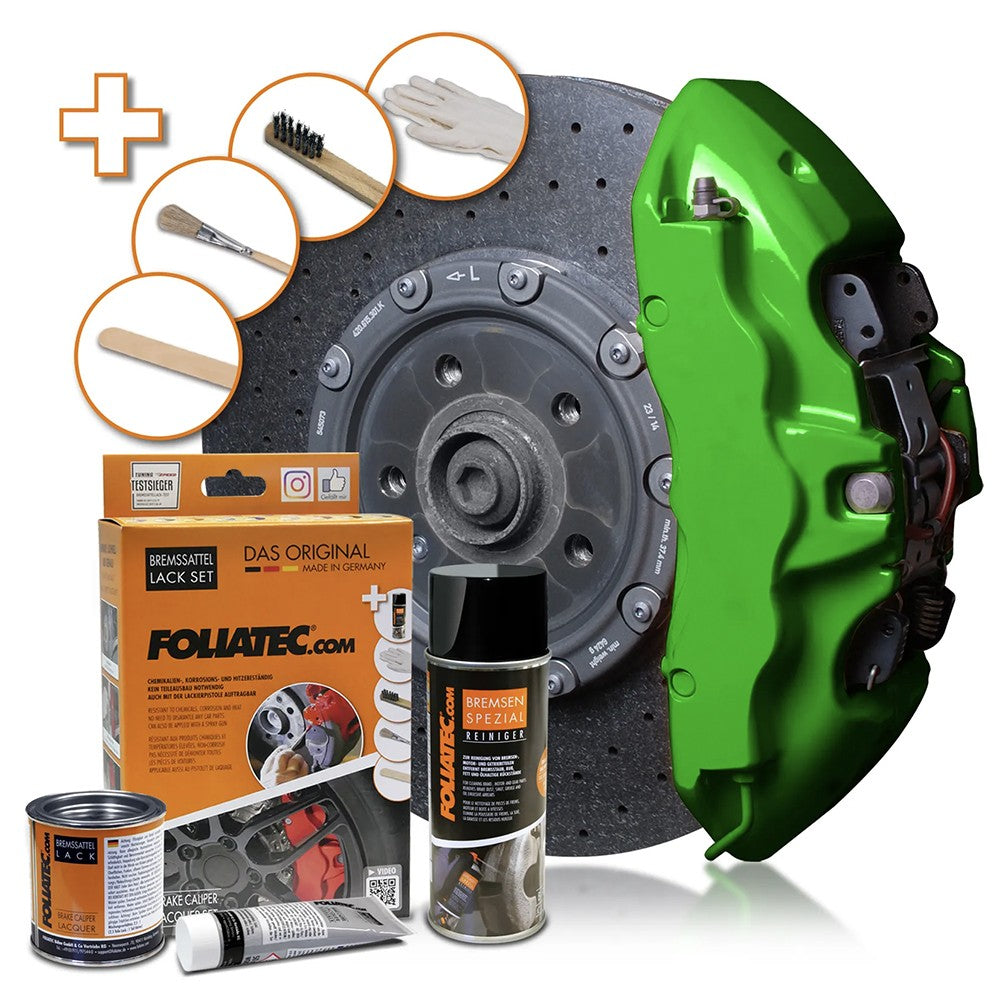FOLIATEC Kit Pintura Para Pinzas De Freno Power Verde 3 Componentes - FOLIATEC original APEXCORSE
