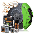 FOLIATEC Kit Pintura Para Pinzas De Freno Neón Verde 4 Componentes - FOLIATEC original APEXCORSE