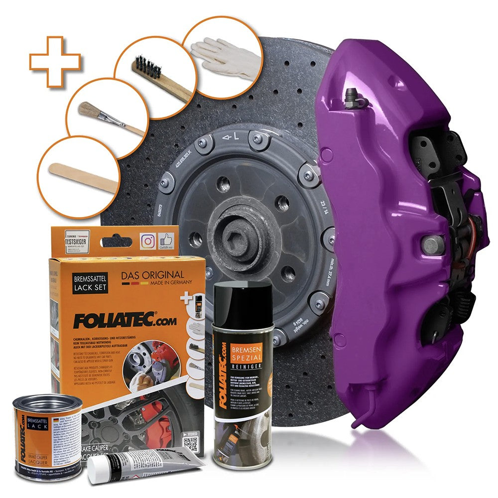 FOLIATEC Kit Pintura Para Pinzas De Freno Morado 3 Componentes - FOLIATEC original APEXCORSE