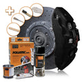 FOLIATEC Kit Pintura Para Pinzas De Freno Midnight Negra Mate 3 Componentes - FOLIATEC original APEXCORSE