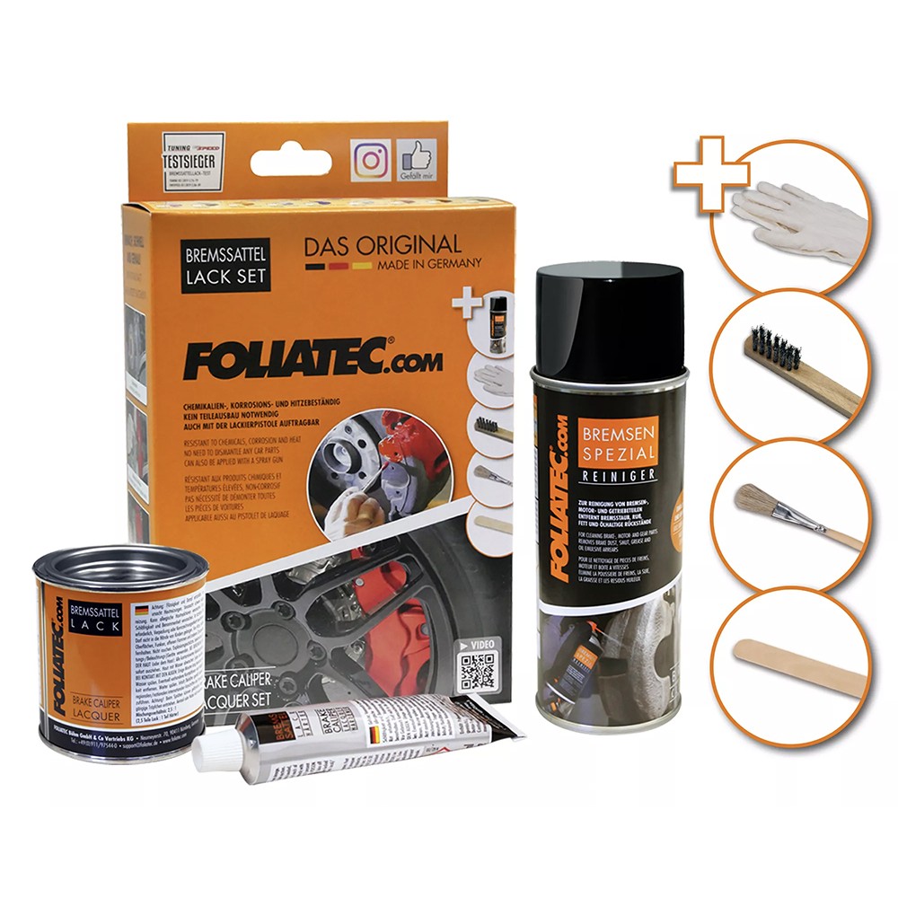FOLIATEC Kit Pintura Para Pinzas De Freno Pure Blanco 3 Componentes - Imagen 4 FOLIATEC APEXCORSE