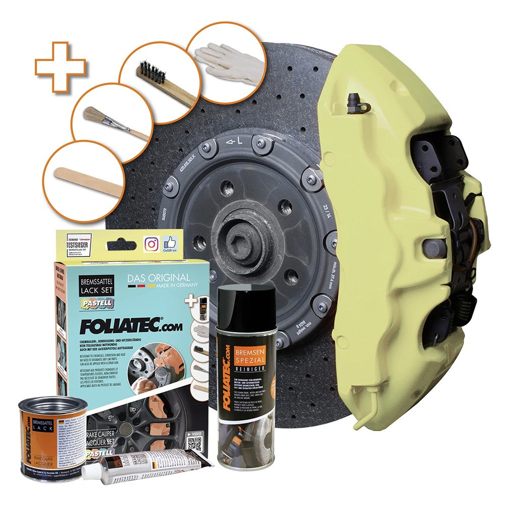 FOLIATEC Kit Pintura Para Pinzas De Freno Vainilla Cremoso - FOLIATEC original APEXCORSE