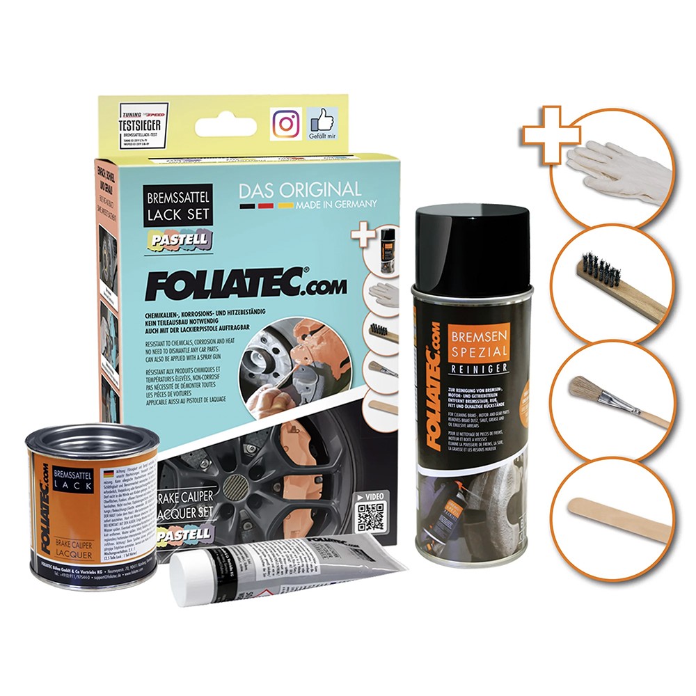FOLIATEC Kit Pintura Para Pinzas De Freno Vainilla Cremoso - Imagen 4 FOLIATEC APEXCORSE