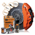 FOLIATEC Kit Pintura Para Pinzas De Freno Flame Naranja 3 Componentes - FOLIATEC original APEXCORSE