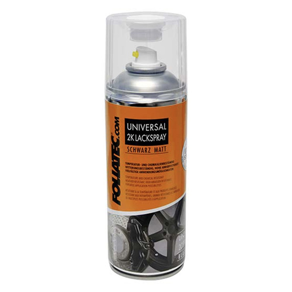 FOLIATEC Spray Pintura Universal 2C Negro Mate - Imagen 2 FOLIATEC APEXCORSE