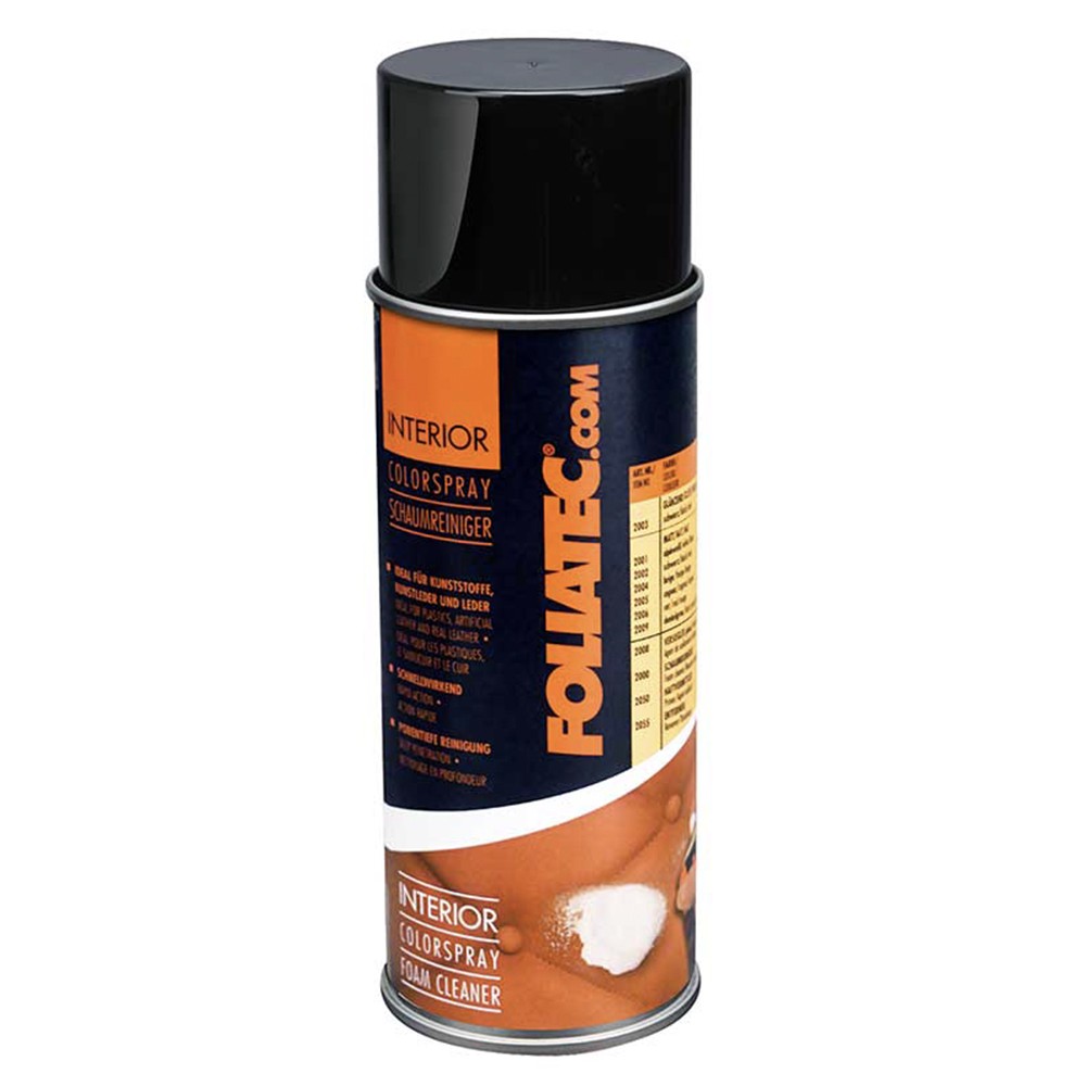 FOLIATEC Spray Color Para Interior Espuma Limpiadora 400 ml - FOLIATEC original APEXCORSE