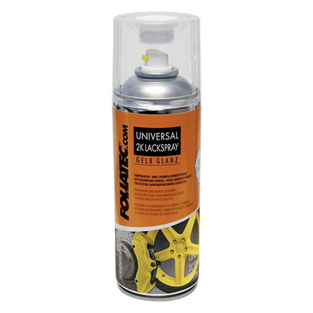 FOLIATEC Spray Pintura 2C Universal Amarillo Brillante 400 ml - FOLIATEC original APEXCORSE