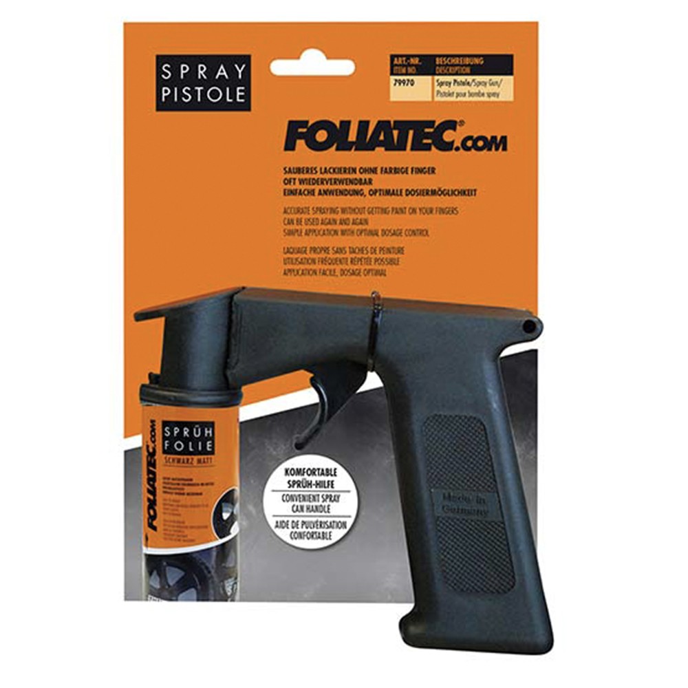 FOLIATEC Goma Líquida Mounting Tool Negra Universal For Aerosol Cans - FOLIATEC original APEXCORSE